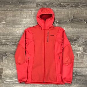 Patagonia Adze Hoody- Red Softshell Jacket- Windproof- Women's XS
